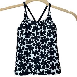 Marimekko For Target Black White Mod Tankini Swim Top Size XS